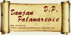 Damjan Palamarević vizit kartica